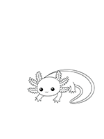 Axolotl doodle ebook wallpaper